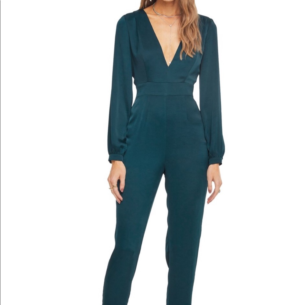 ASTR green jumpsuit